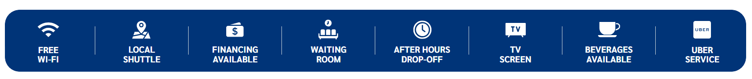 car repair and collision services office amenities