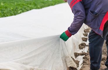 man winterizing harvest