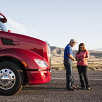 person ordering freight services